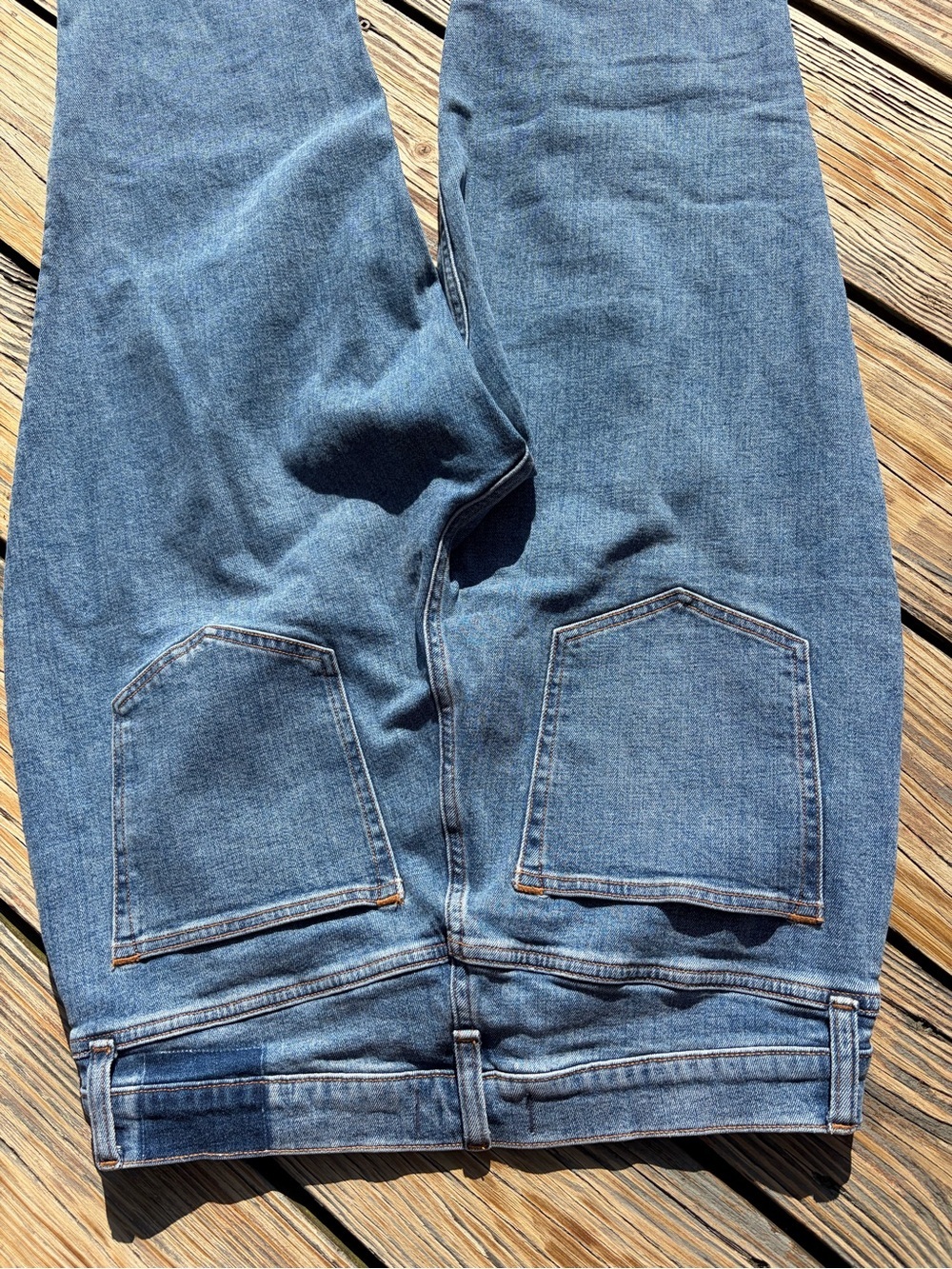 Abercrombie & Fitch the slim straight ultra high rise Jeans 31/12L curve love - Picture 14 of 16
